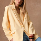 Veste de costume Wendy - Jaune