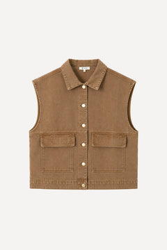 Veste sans manche Tess - Taupe