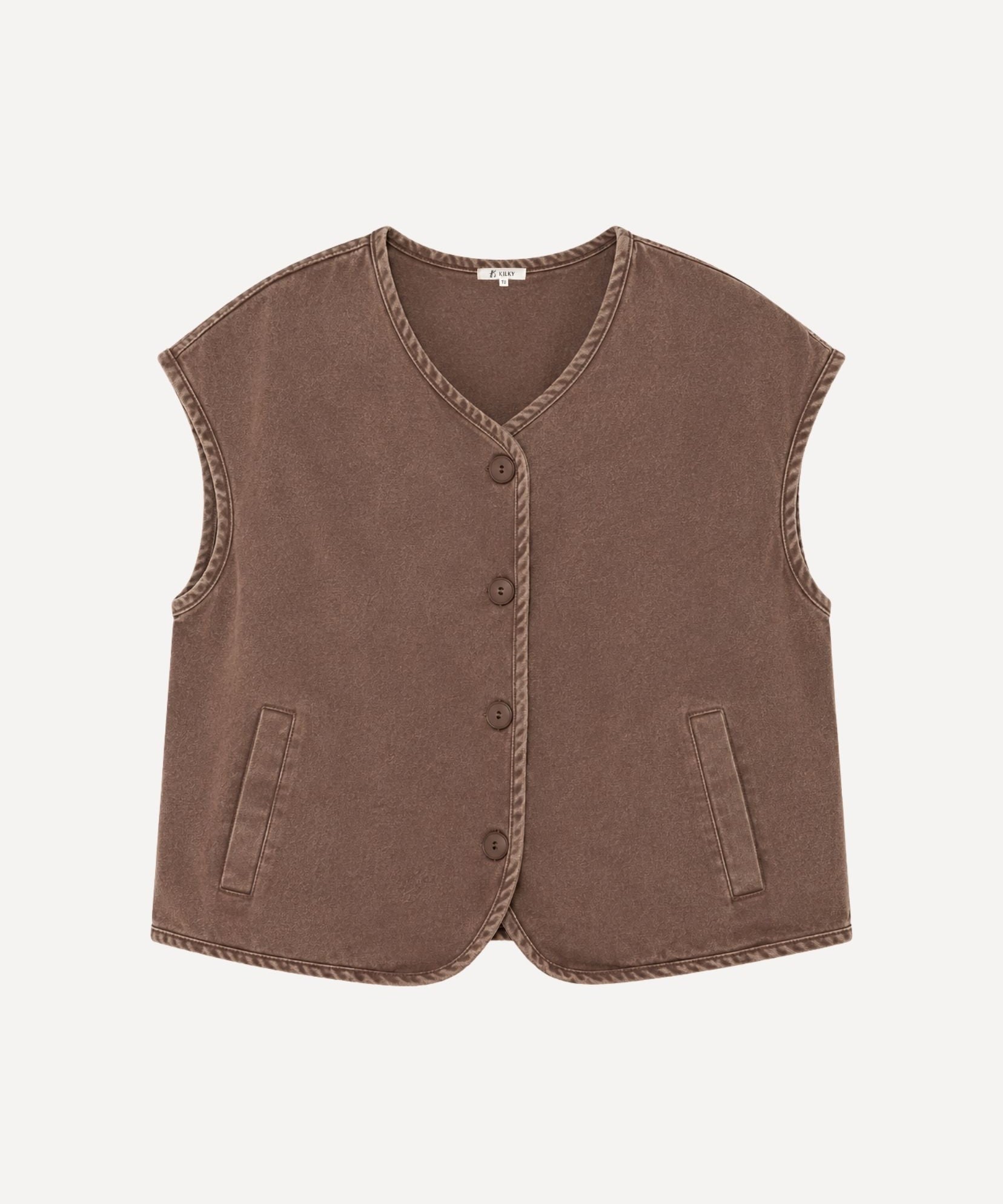 Veste sans manches Victorine