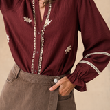 Jupe-short Edith - Café