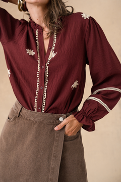 Jupe-short Edith - Café