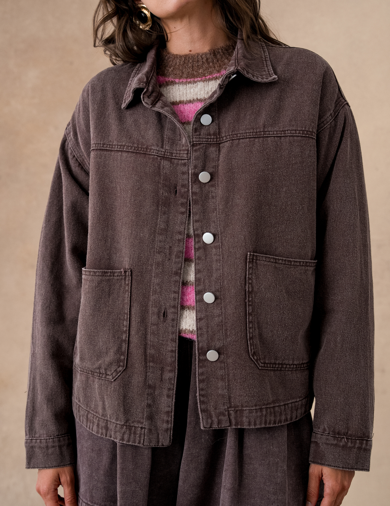 Veste Lia - Choco