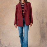 Veste de costume Wendy -Bordeaux