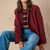 Veste de costume Wendy -Bordeaux