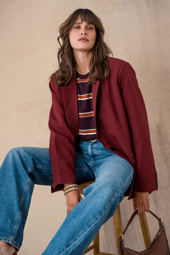 Veste de costume Wendy -Bordeaux